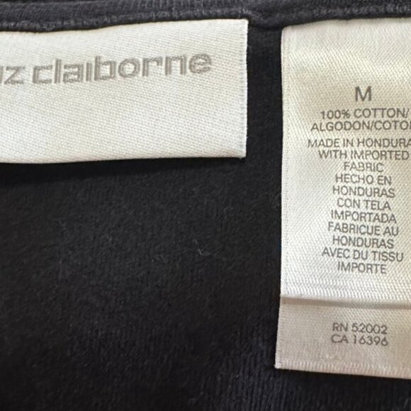 Liz Claiborne Candy Cane Long Sleeve T Shirt Women's Size M​​​​ - Picture 5 of 5